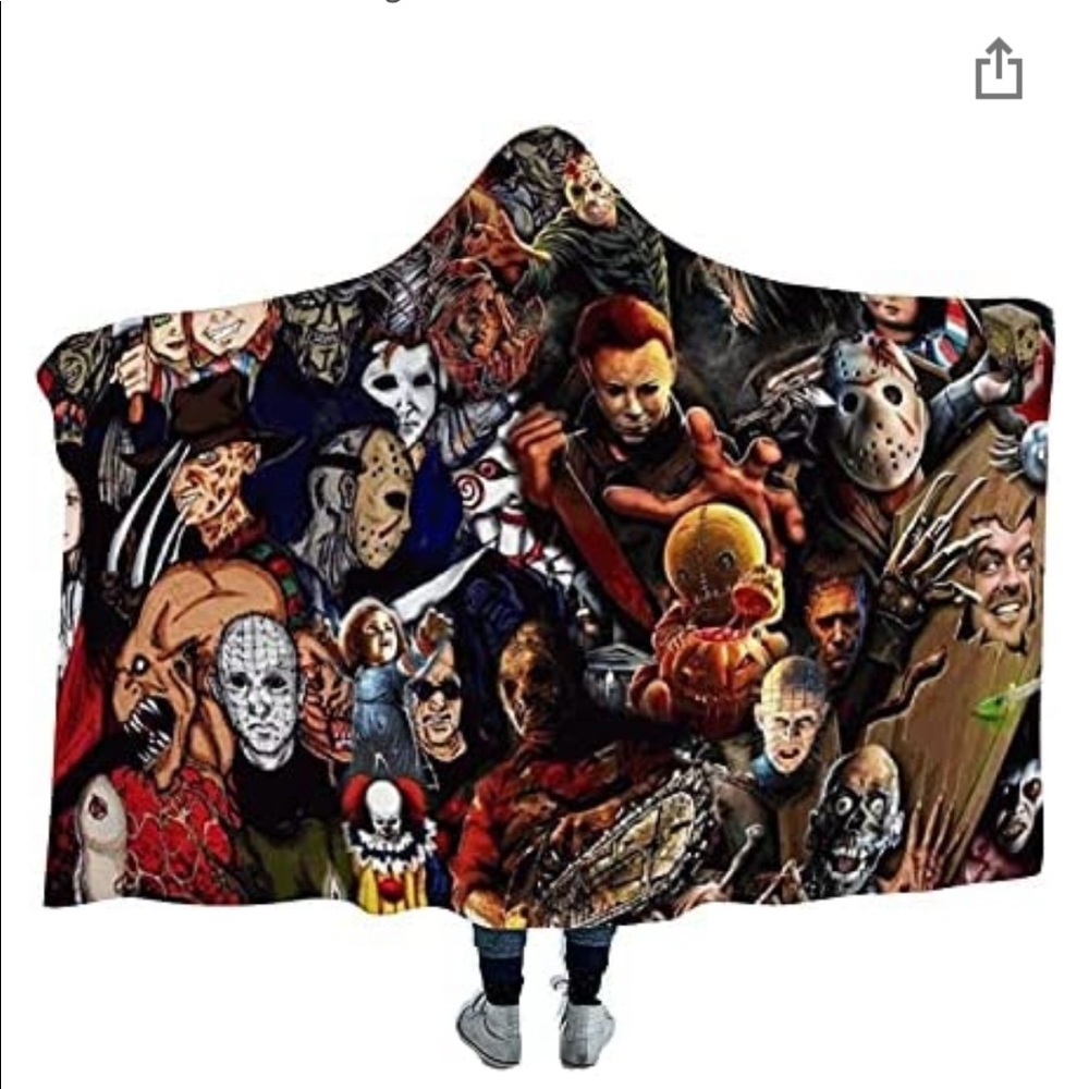 Hooded Halloween Blanket